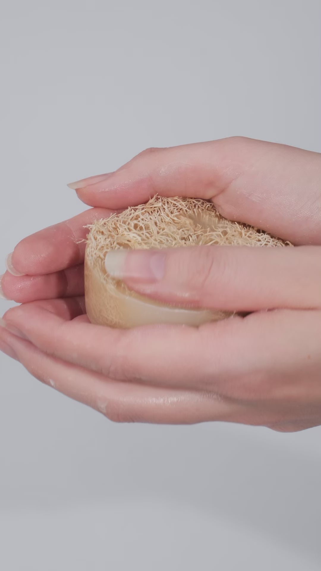 Video showcasing the exfoliating power of the Luffa Bar, designed to gently scrub away dead skin cells and reveal smoother, softer skin. Ideal for people looking for natural exfoliating solutions to improve their skin texture.