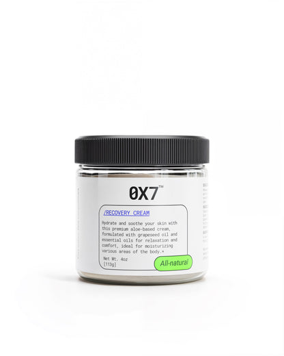 Recovery Cream for reducing muscle soreness, improving recovery, and soothing joint pain. Perfect for individuals searching for a natural cream to relieve pain and promote faster recovery after workouts.